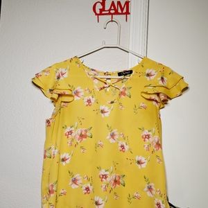Flowery Blouse